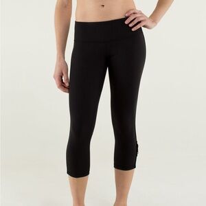 Lululemon Wunder Under Crop Bow